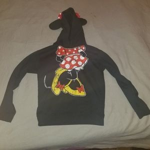 Minne Mouse hoodie w/ ears